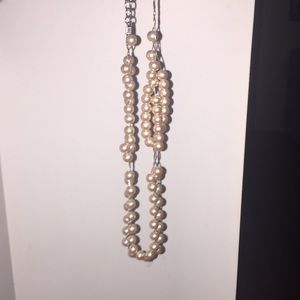 Rose pearl necklace ✨